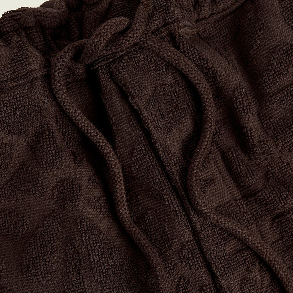 Blossom Terry Jacquard Shorts - Faded Black