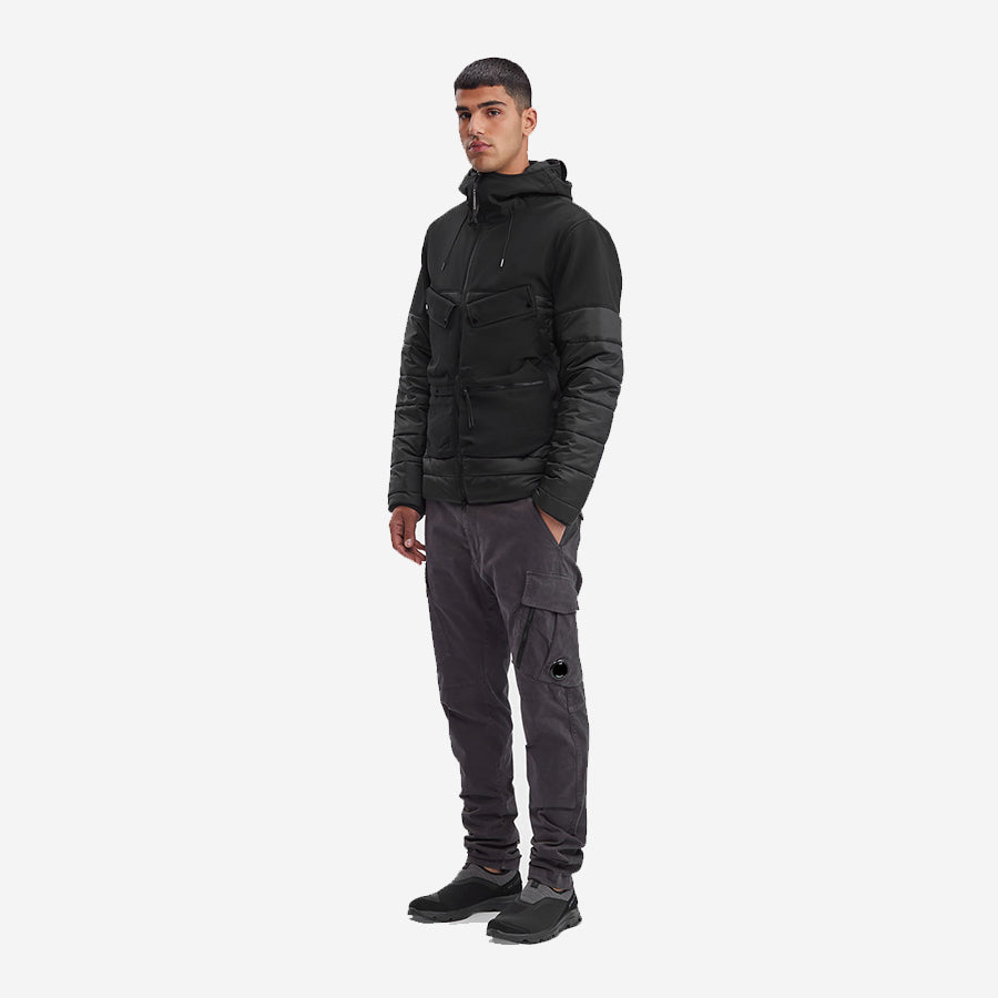 C.P. Shell-R Mixed Goggle Jacket - Black