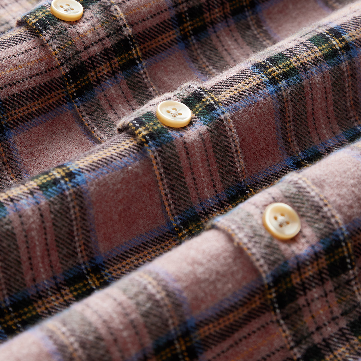 Cais Plaid Flannel Shirt - Pink/Black