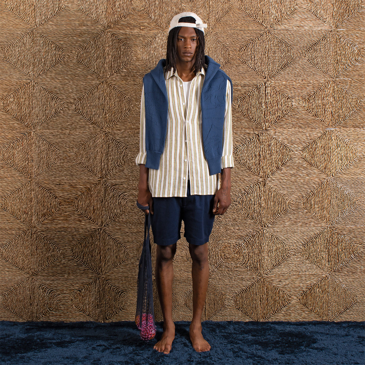 Classic Canopy Stripe L/S Shirt - White/Multi