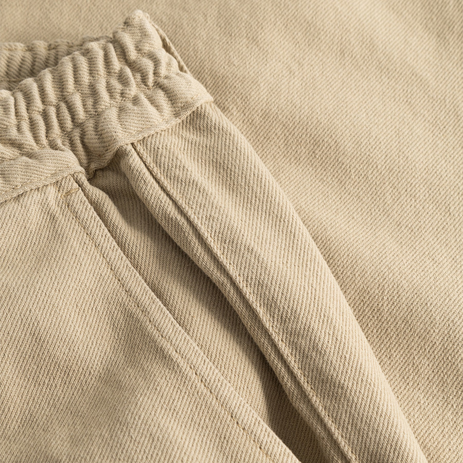 Clay Twill Easy Pants - Corn