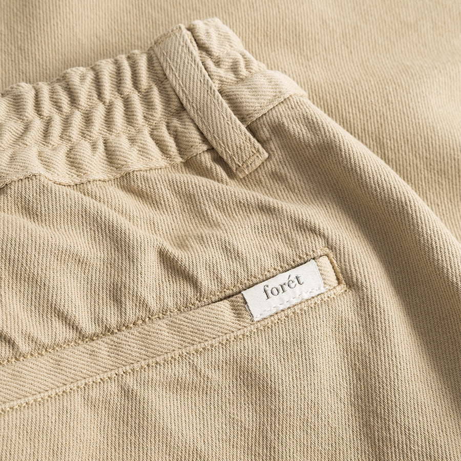 Clay Twill Easy Pants - Corn