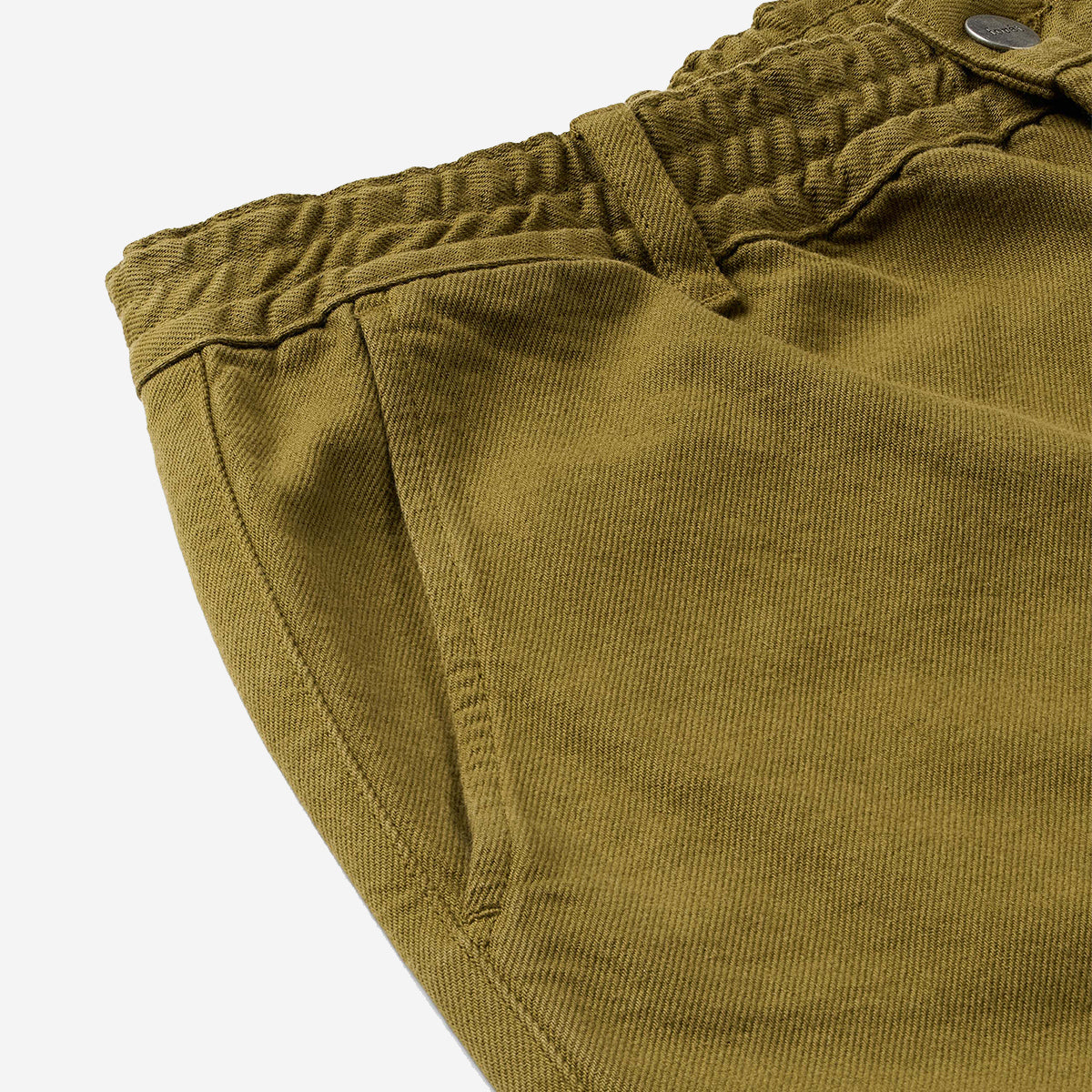 Clay Twill Easy Shorts - Olive