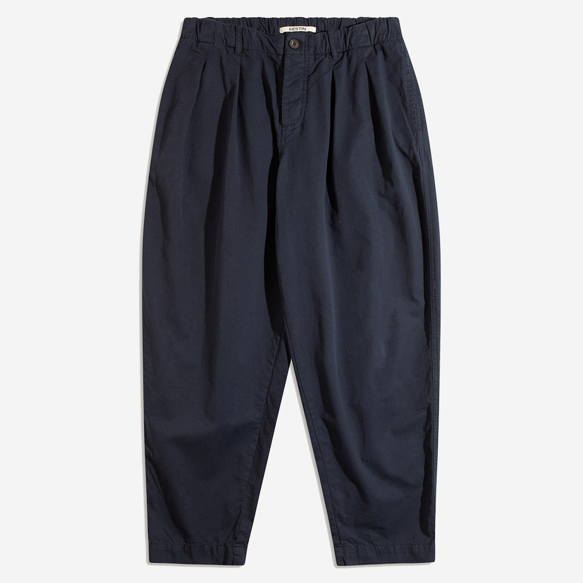 Clyde Twill Loose Tapered Trouser - Navy