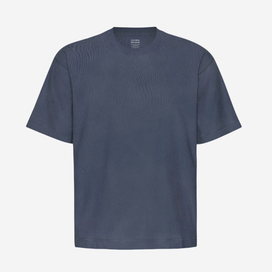 Oversized Organic T-Shirt - Neptune Blue