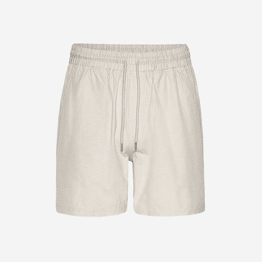 Organic Twill Easy Shorts - Ivory White