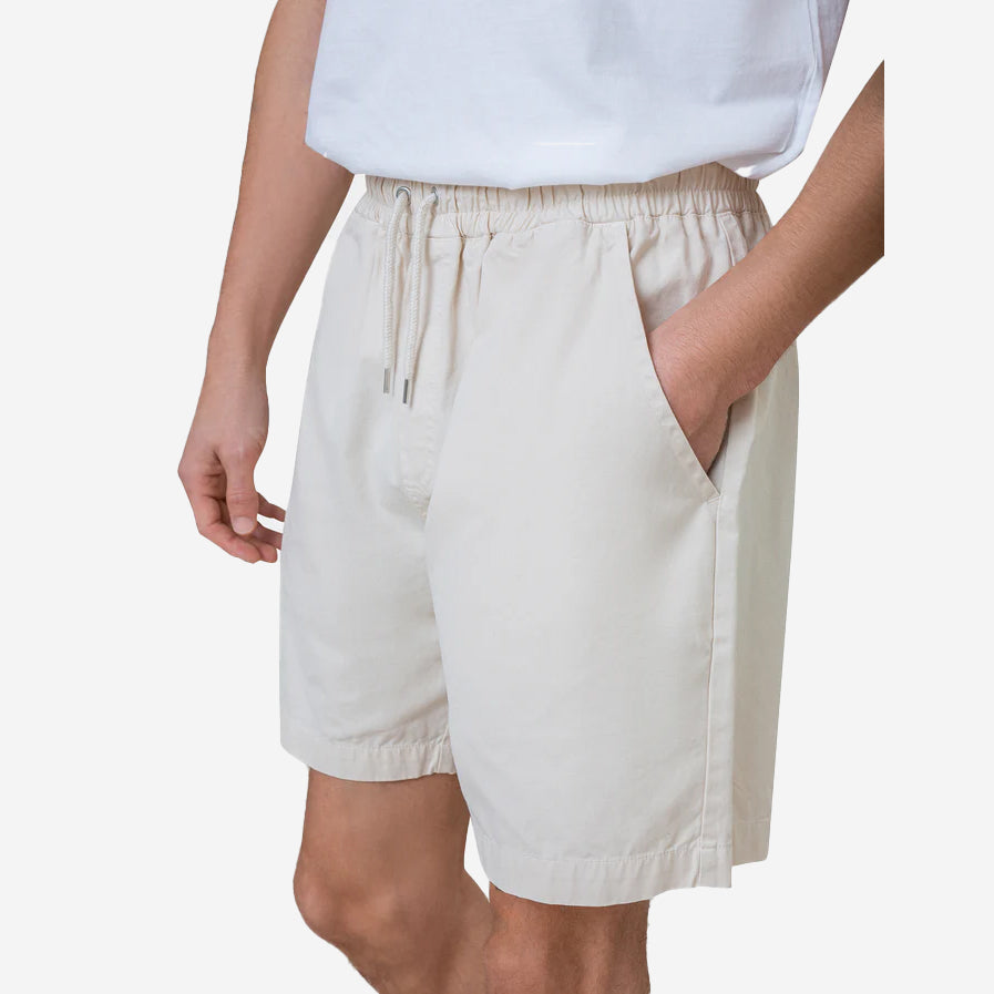 Organic Twill Easy Shorts - Optical White