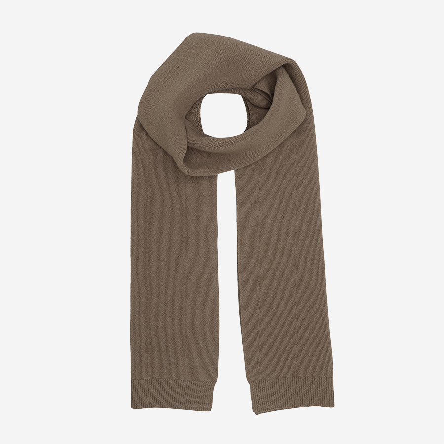 Merino Wool Scarf - Warm Taupe