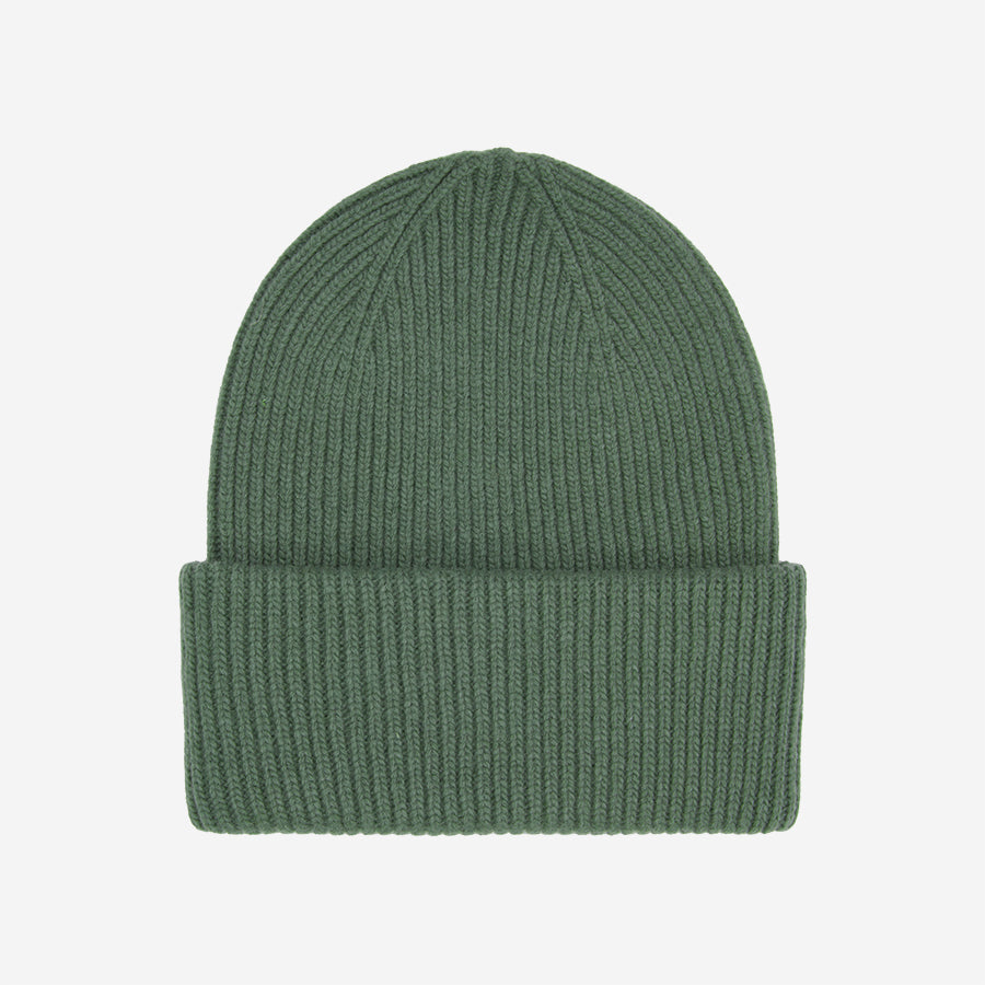Merino Wool Hat Beanie - Emerald Green