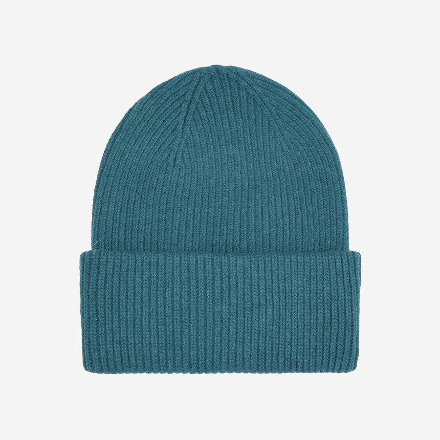 Merino Wool Hat Beanie - Ocean Green