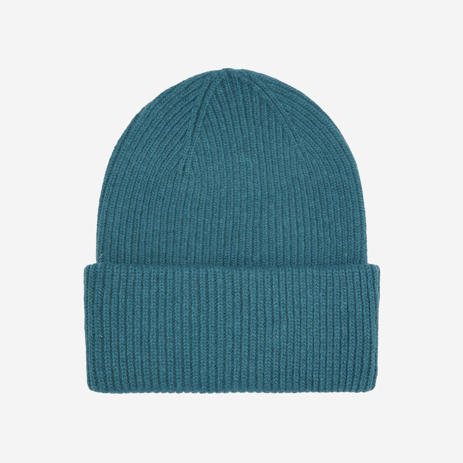 Merino Wool Hat Beanie - Ocean Green