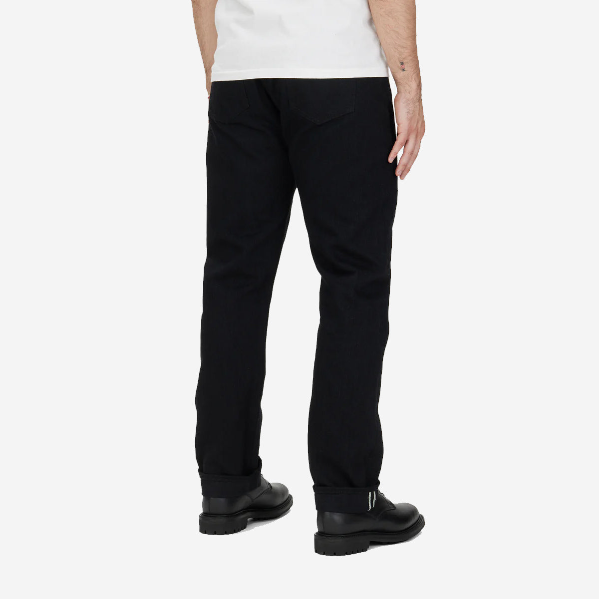CT-220xk - Classic Tapered 13oz Rinsed Kibata Selvedge - Black