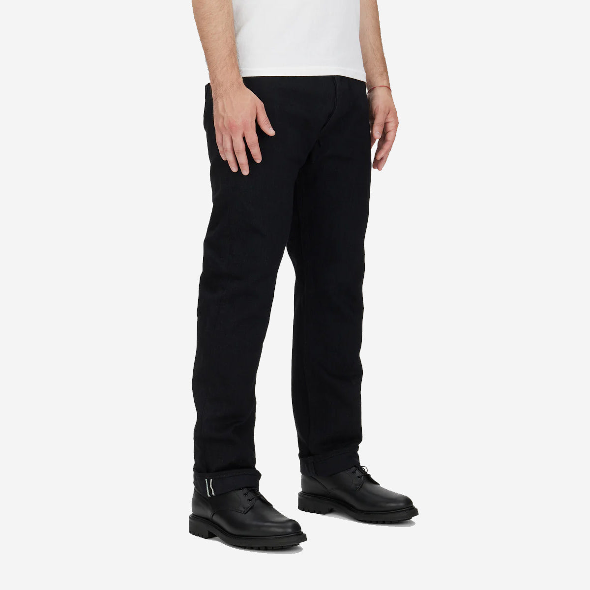 CT-220xk - Classic Tapered 13oz Rinsed Kibata Selvedge - Black