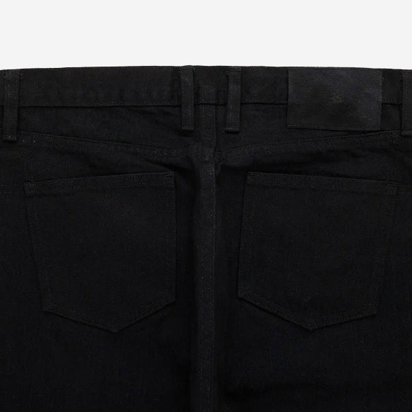 CT-220xk - Classic Tapered 13oz Rinsed Kibata Selvedge - Black
