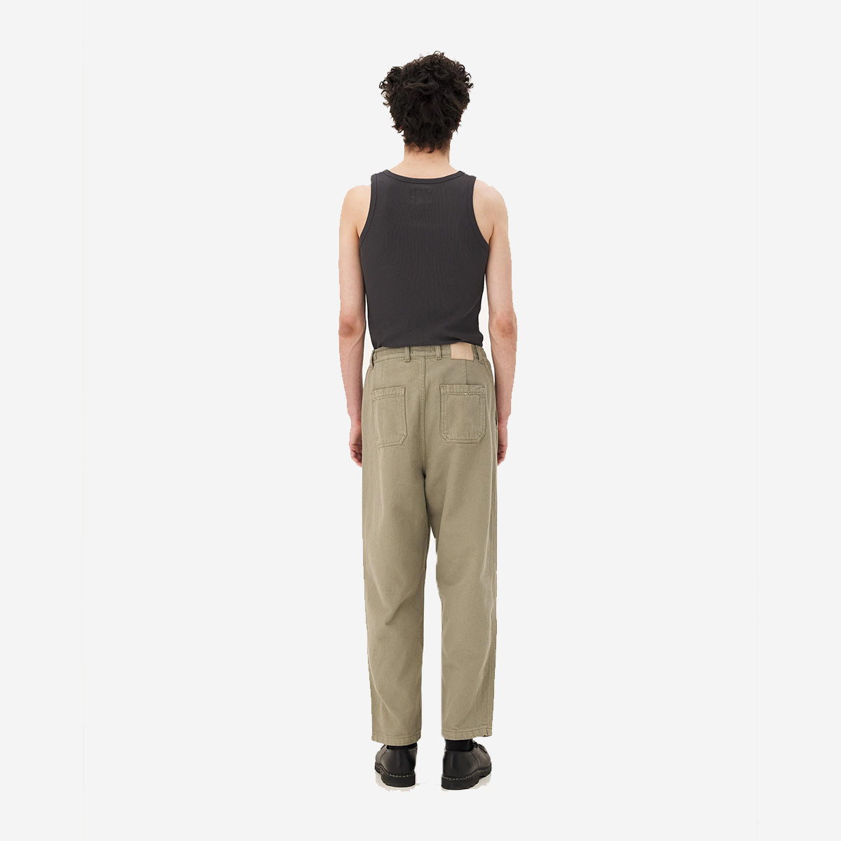 Calder Relaxed Tapered Easy Jeans - Olive