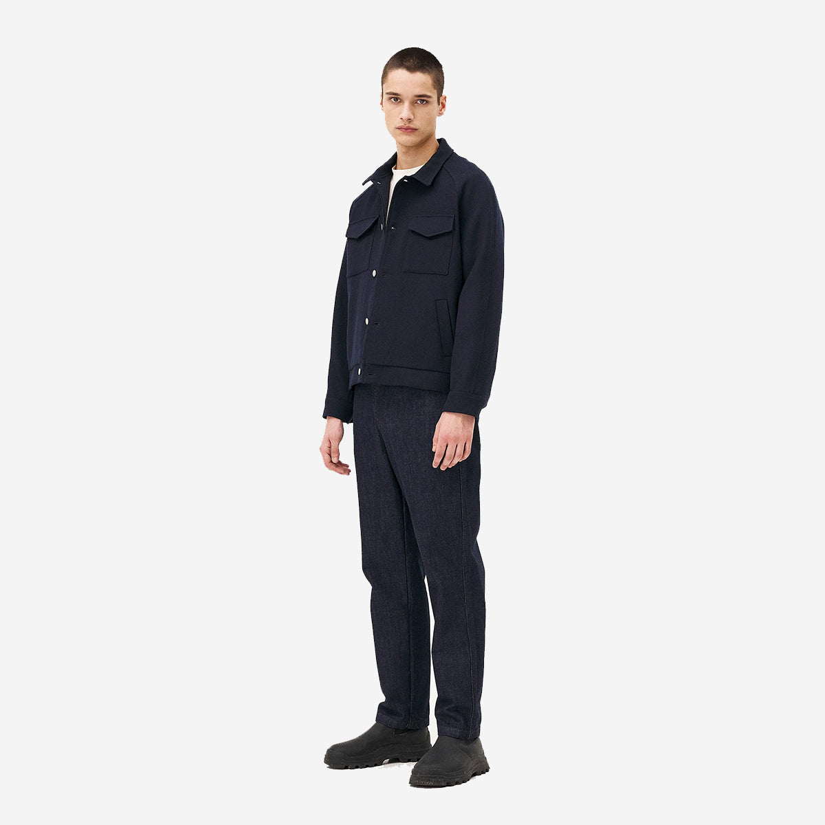 Calder Relaxed Tapered Easy Jeans - Indigo