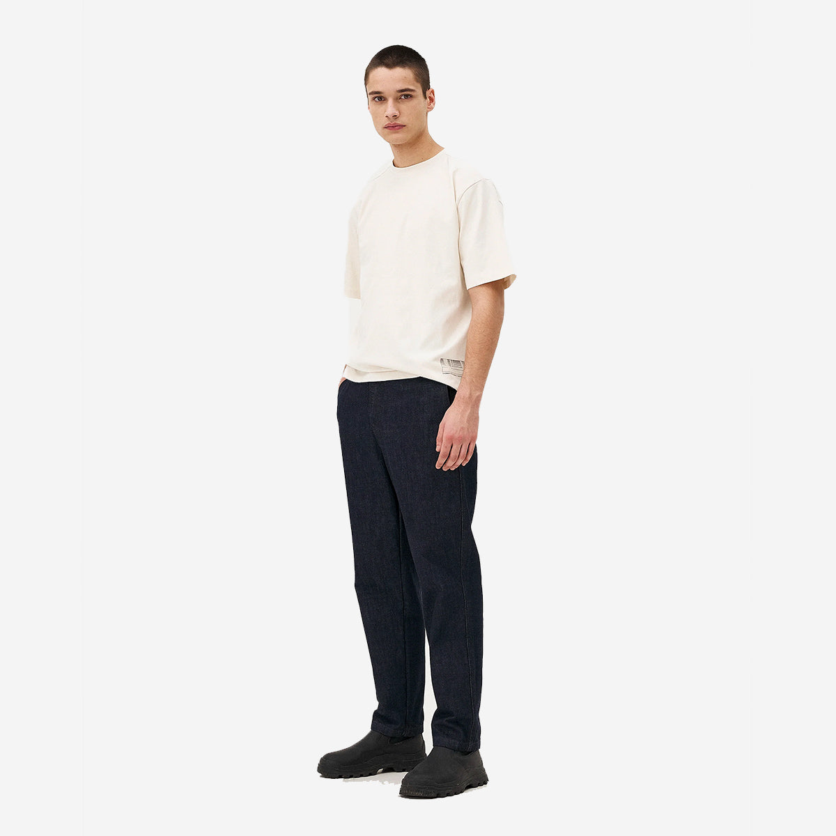 Calder Relaxed Tapered Easy Jeans - Indigo
