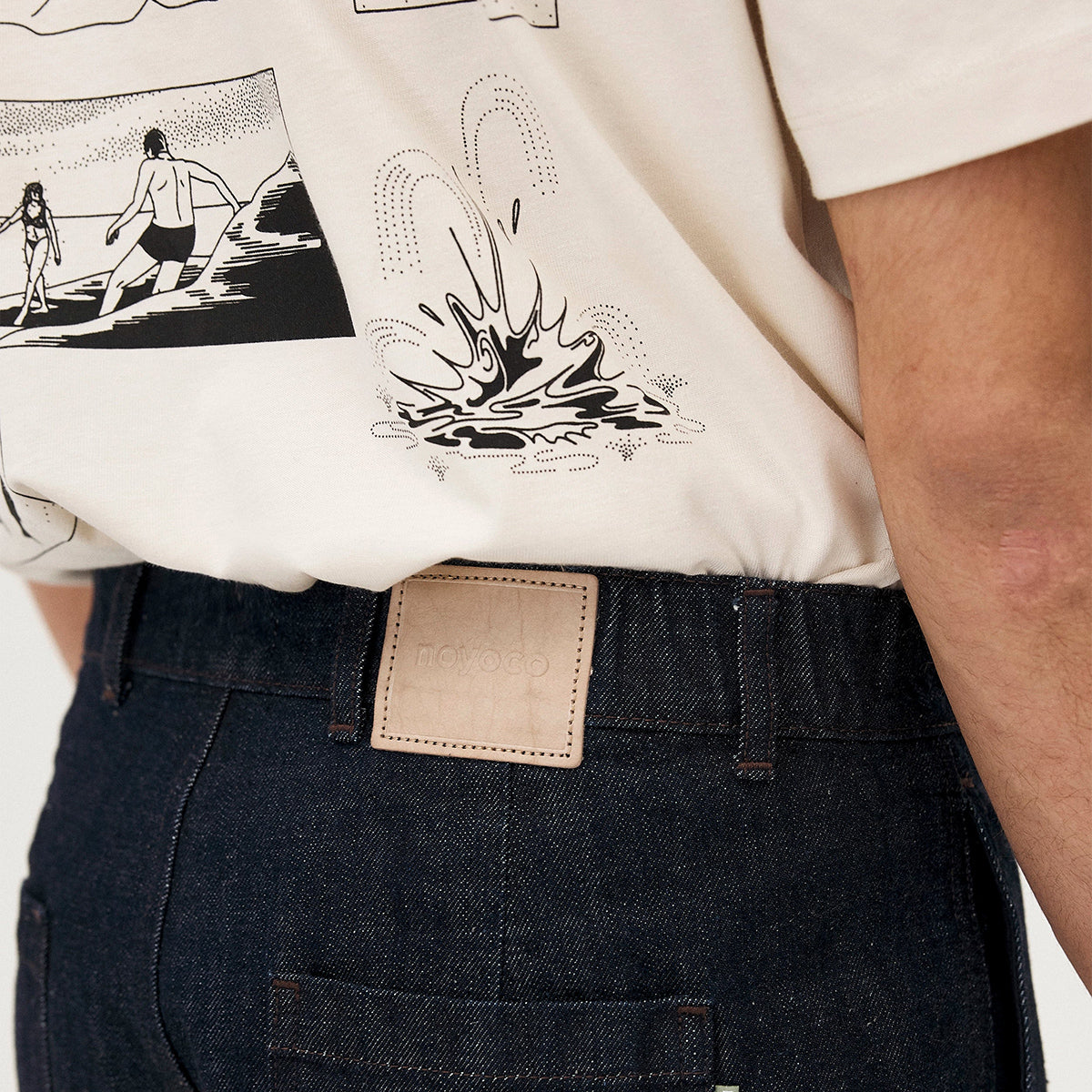 Calder Relaxed Tapered Easy Jeans - Indigo