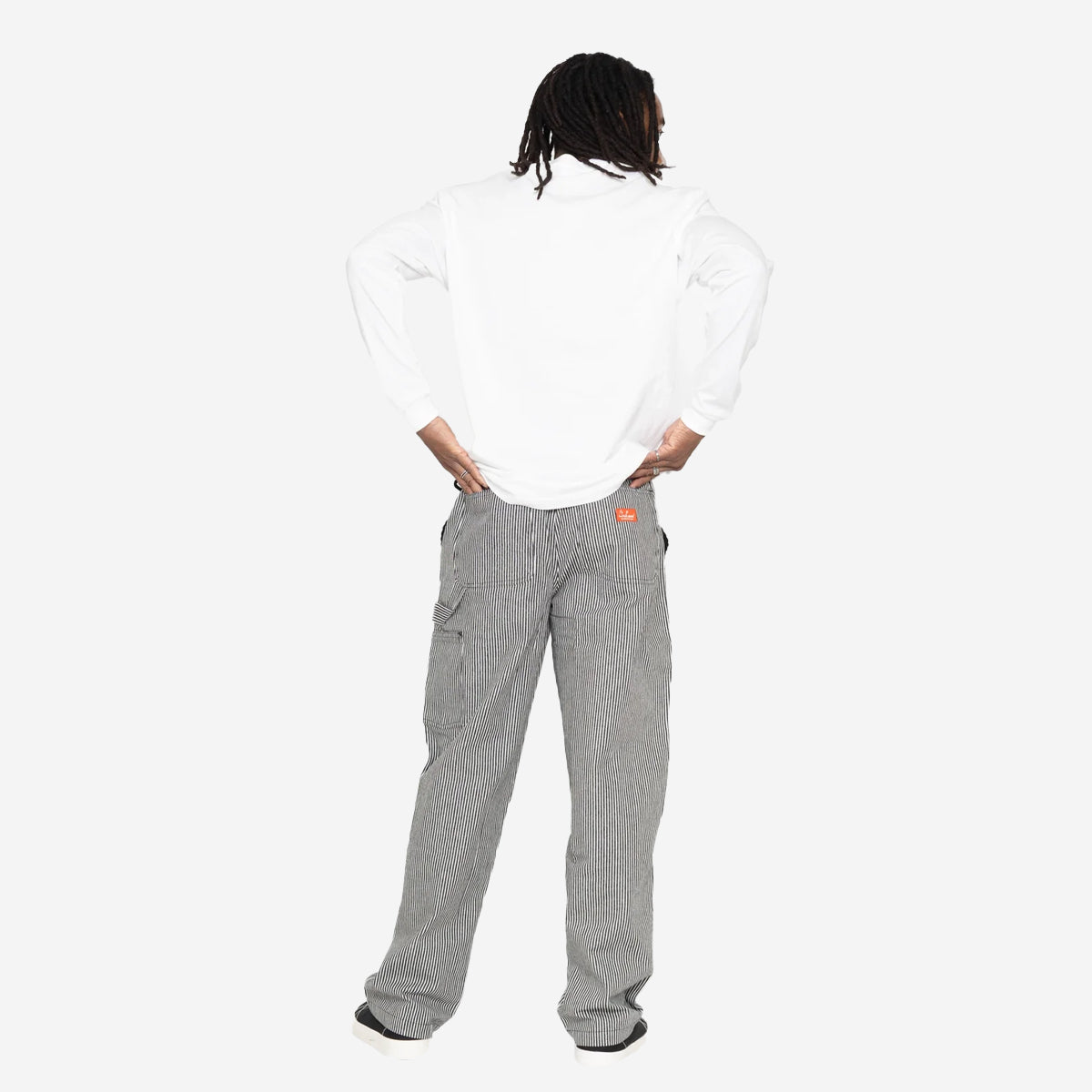 Carpenter Pants - Hickory Stripe - Black