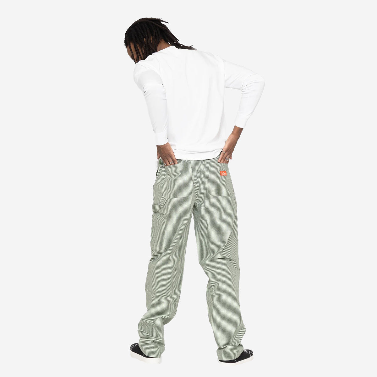 Carpenter Pants - Hickory Stripe - Green