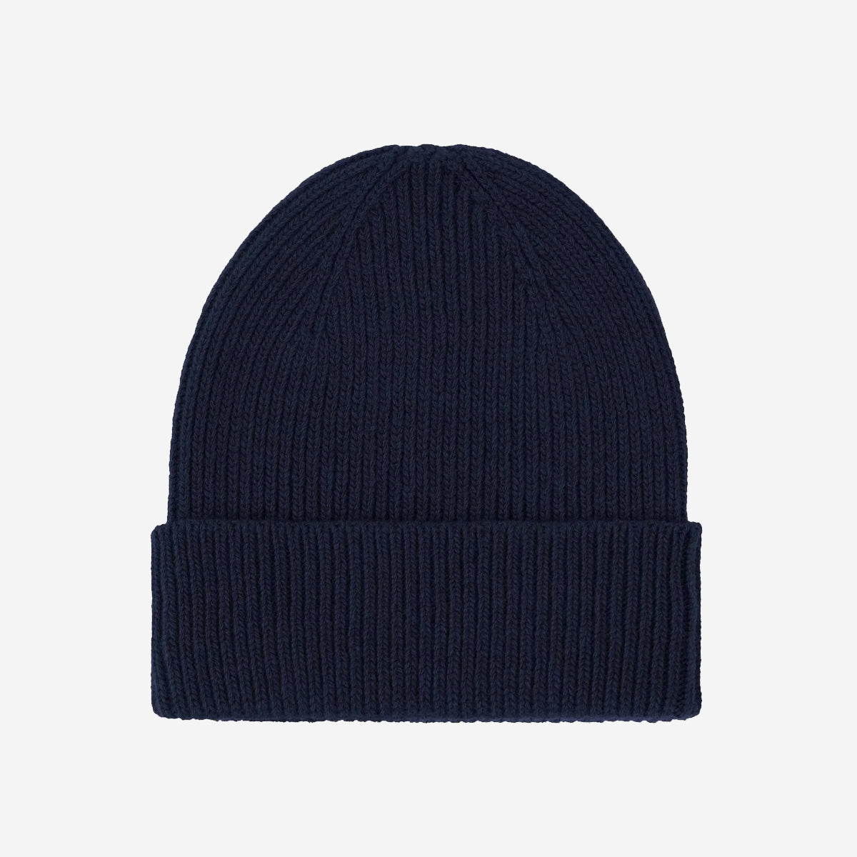 Recycled Cashmere Beanie - Navy Blue