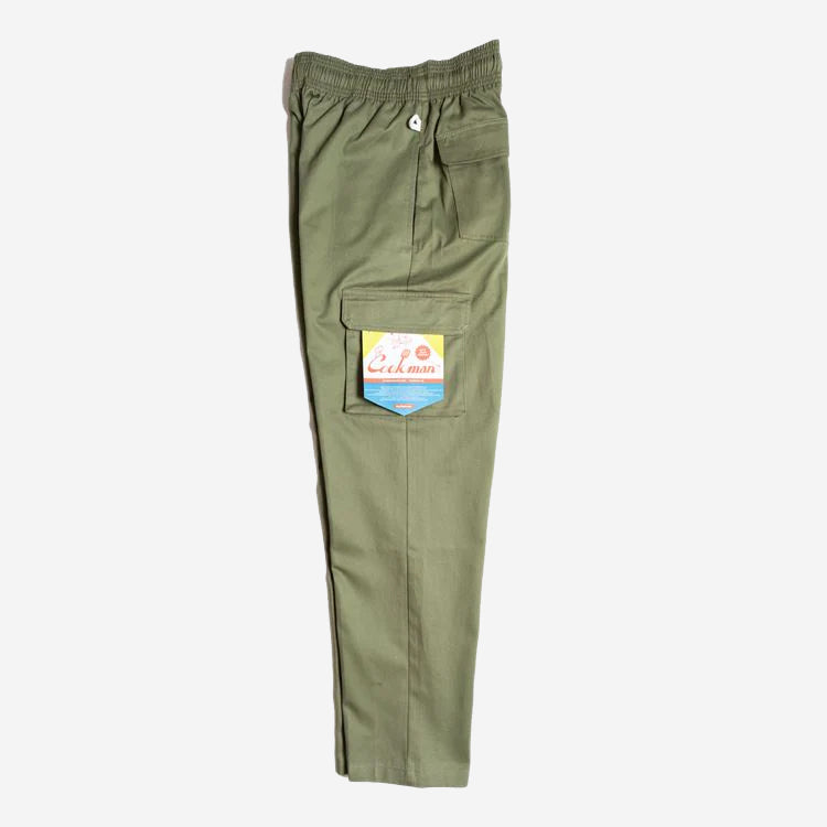 Chef Cargo Pants - Olive Twill