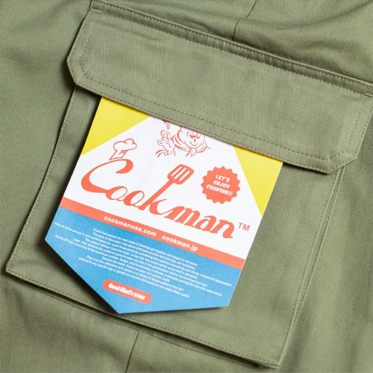Chef Cargo Pants - Olive Twill