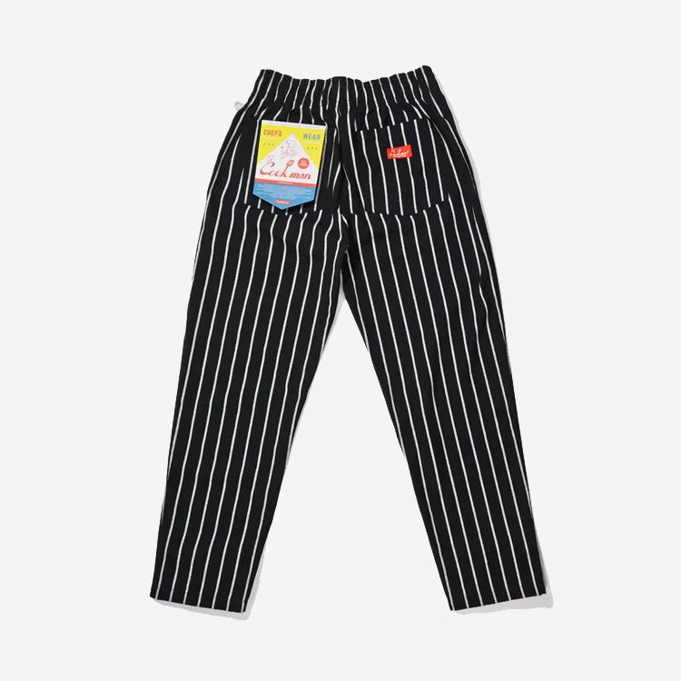 Chef Pants - Black Stripe Duck Canvas