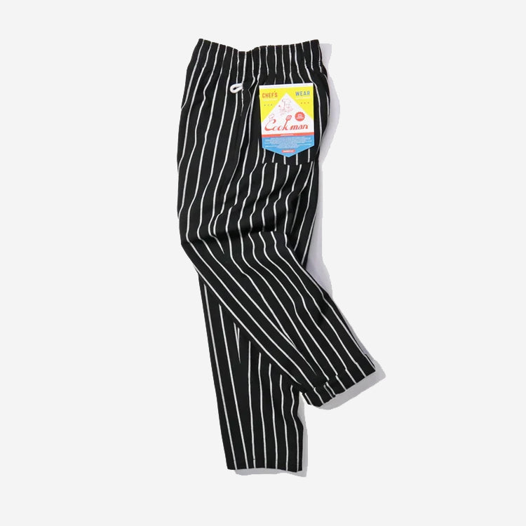 Chef Pants - Black Stripe Duck Canvas