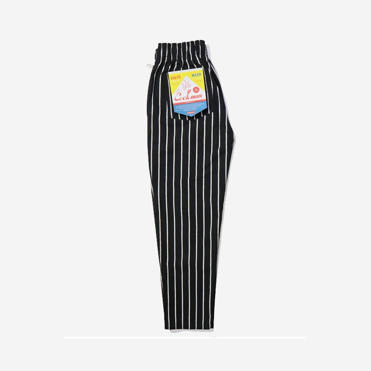 Chef Pants - Black Stripe Duck Canvas