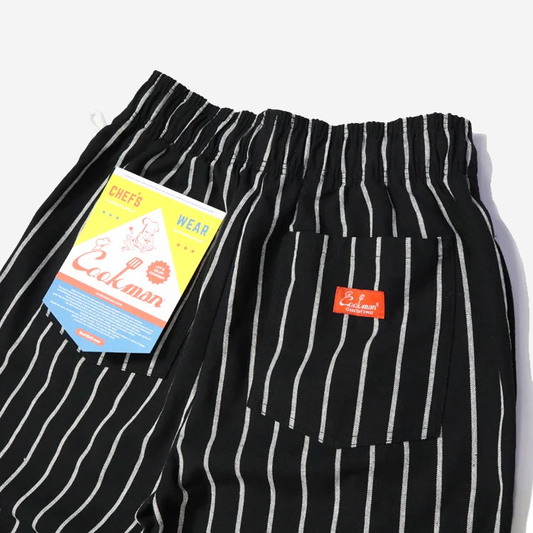 Chef Pants - Black Stripe Duck Canvas