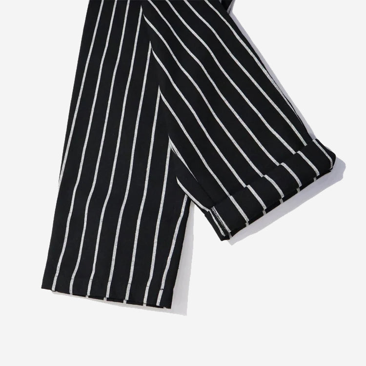 Chef Pants - Black Stripe Duck Canvas