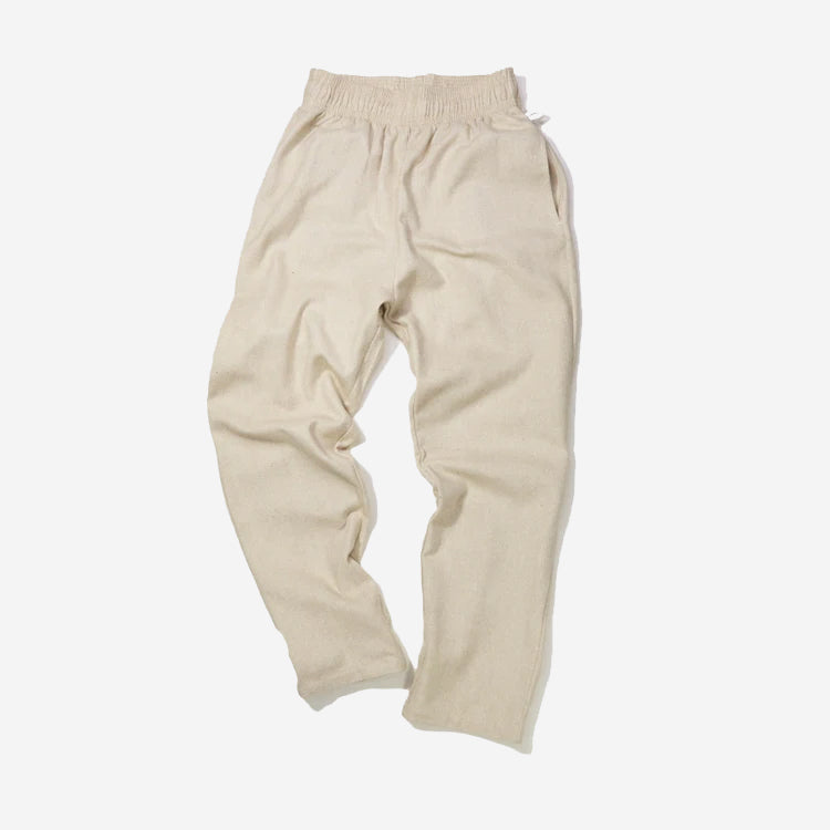 Chef Pants - Cream Milk Tweed