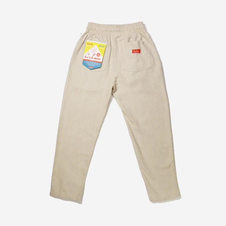Chef Pants - Cream Milk Tweed