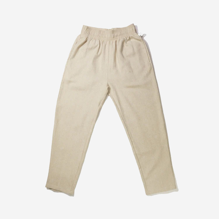 Chef Pants - Cream Milk Tweed