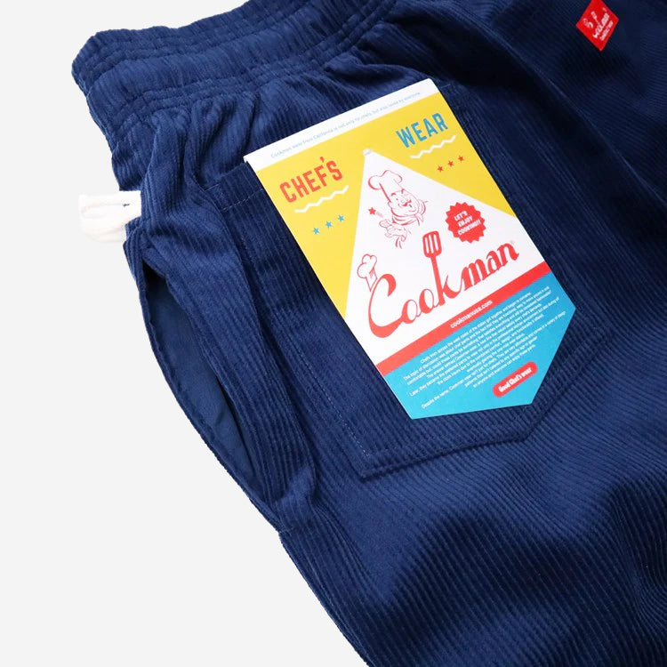 Chef Pants - Navy Corduroy