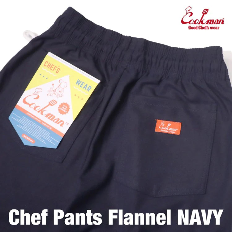 Chef Pants - Navy Flannel