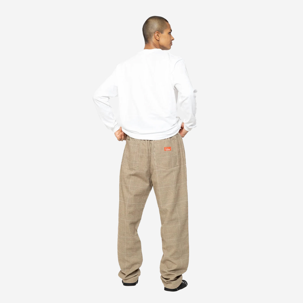 Chef Pants - Glen Check - Brown
