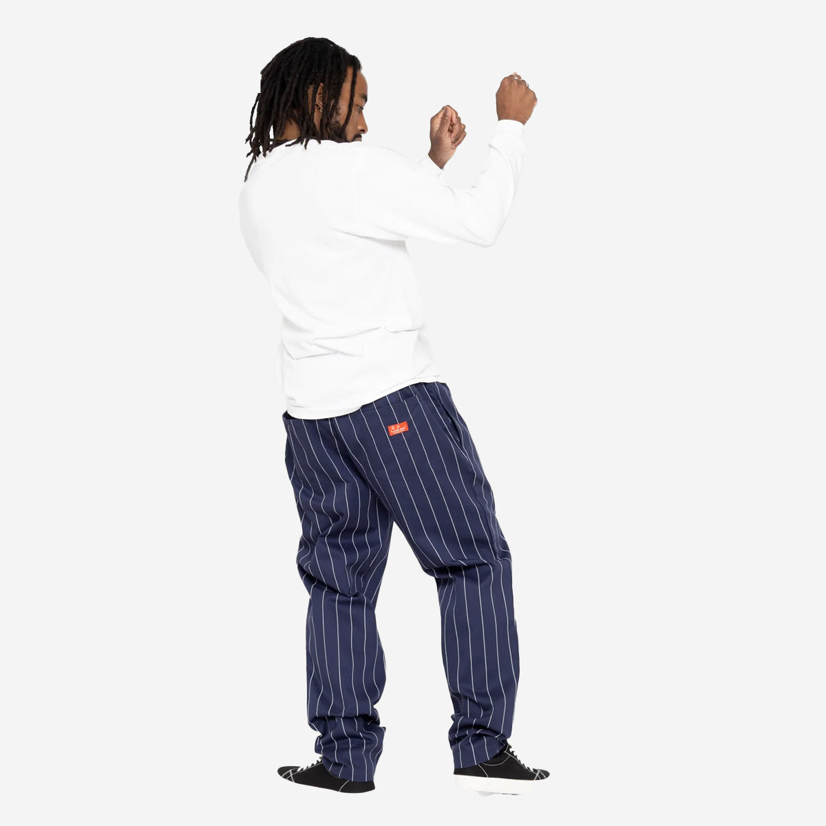 Chef Pants - Pencil Stripe - Navy