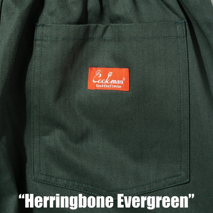 Chef Pants - Herringbone Evergreen