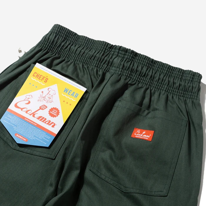 Chef Pants - Herringbone Evergreen