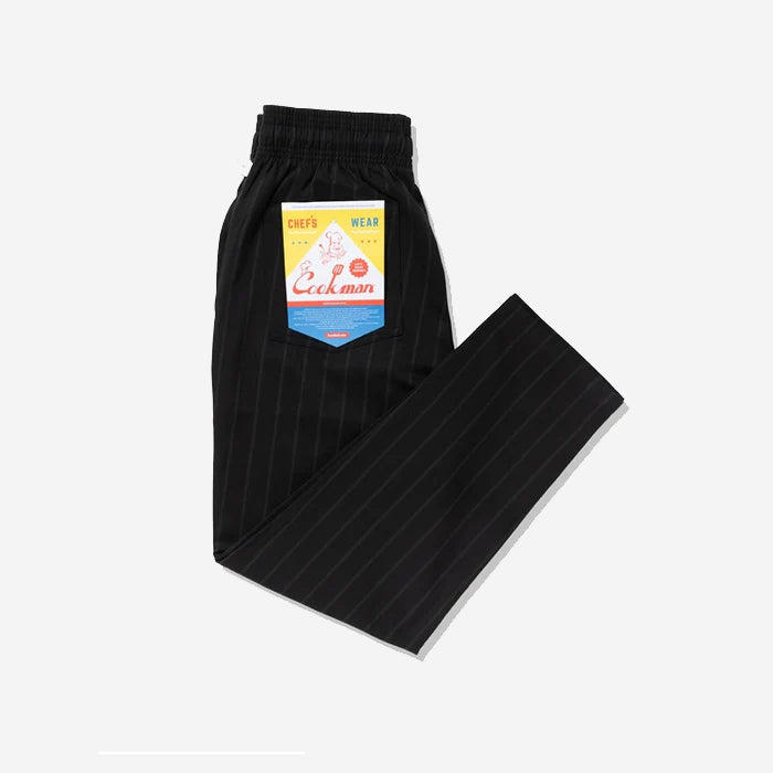 Chef Pants - Stripe Black Shadow