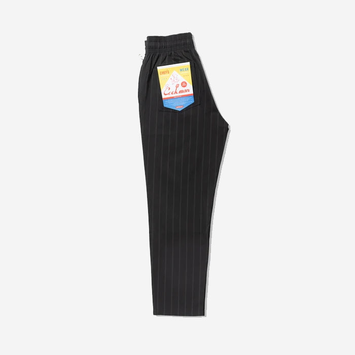 Chef Pants - Stripe Black Shadow