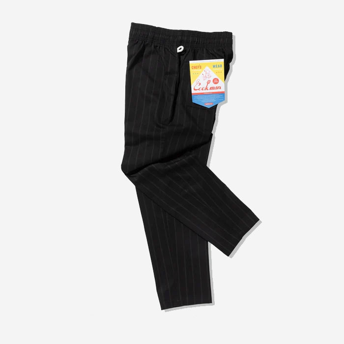 Chef Pants - Stripe Black Shadow