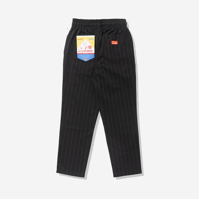 Chef Pants Stripe Black Shadow