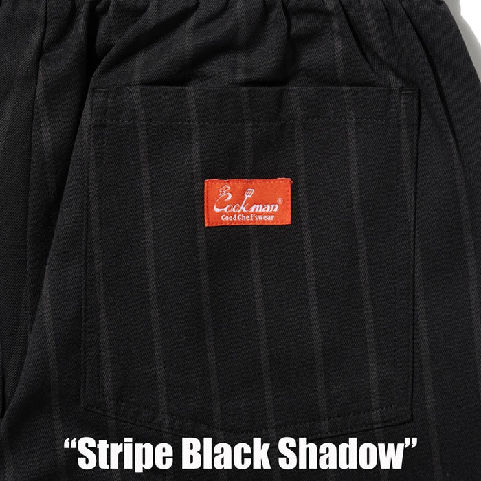Chef Pants - Stripe Black Shadow
