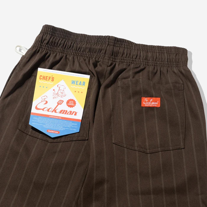 Chef Pants - Stripe Muddy Coffee