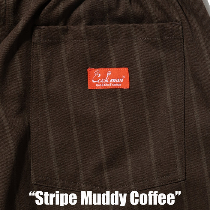 Chef Pants - Stripe Muddy Coffee