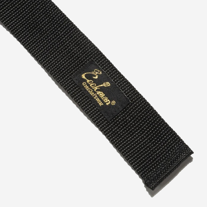 Chef Pants Semi-Wide - Black Belt Corduroy - Black