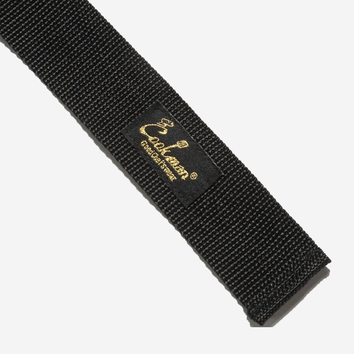Chef Pants Semi-Wide - Black Belt Corduroy - Dark Brown